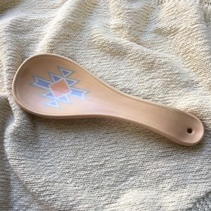 Vintage Southwestern Light Pink Spoon Rest